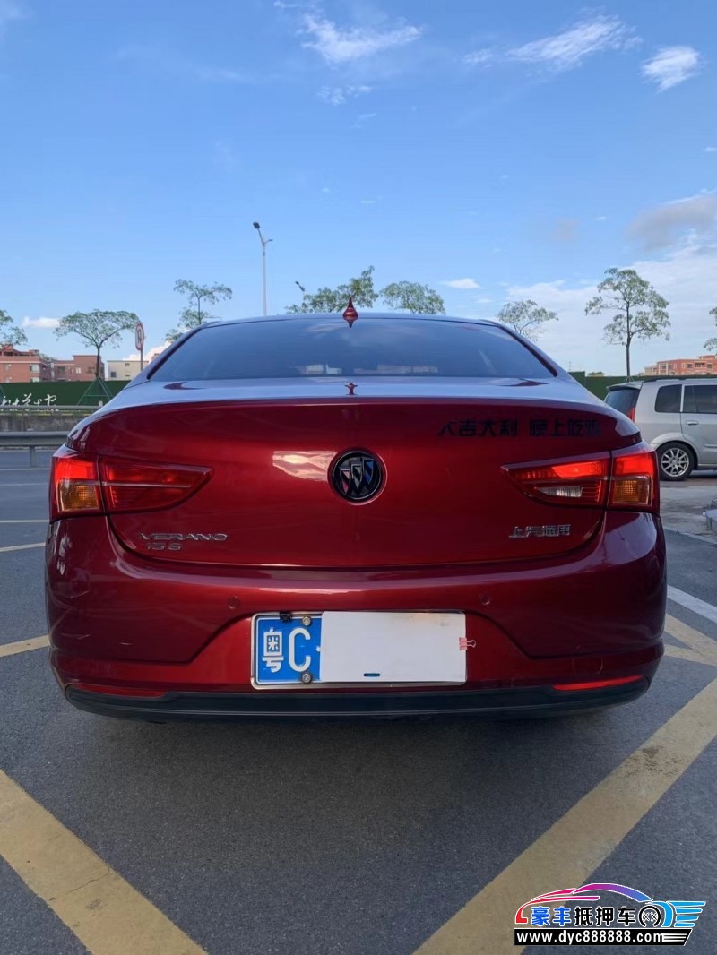 17年别克威朗轿车抵押车出售