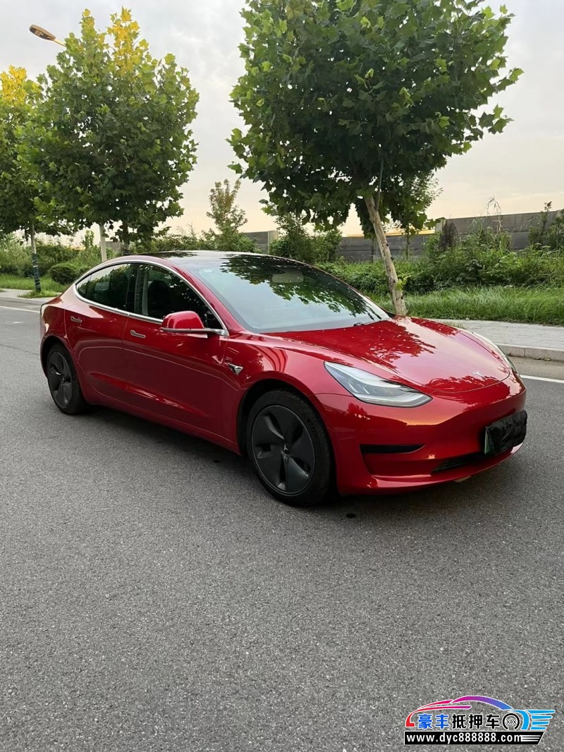 20年特斯拉MODEL 3轿车抵押车出售