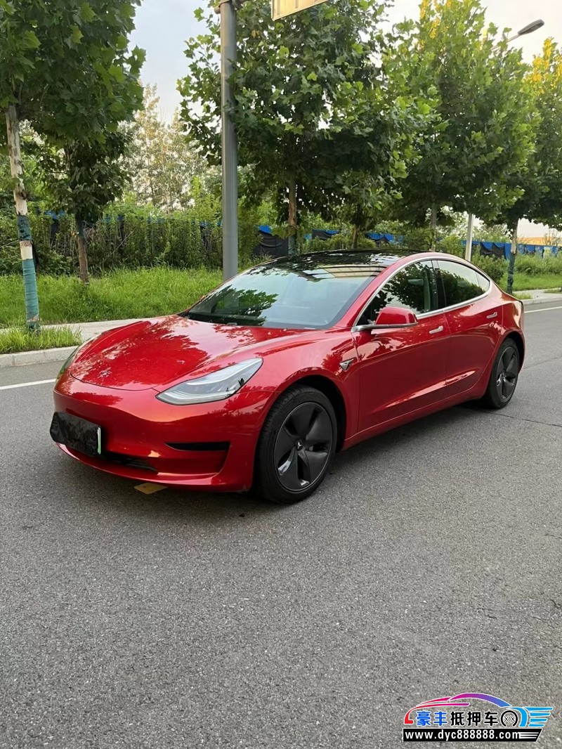 20年特斯拉MODEL 3轿车抵押车出售