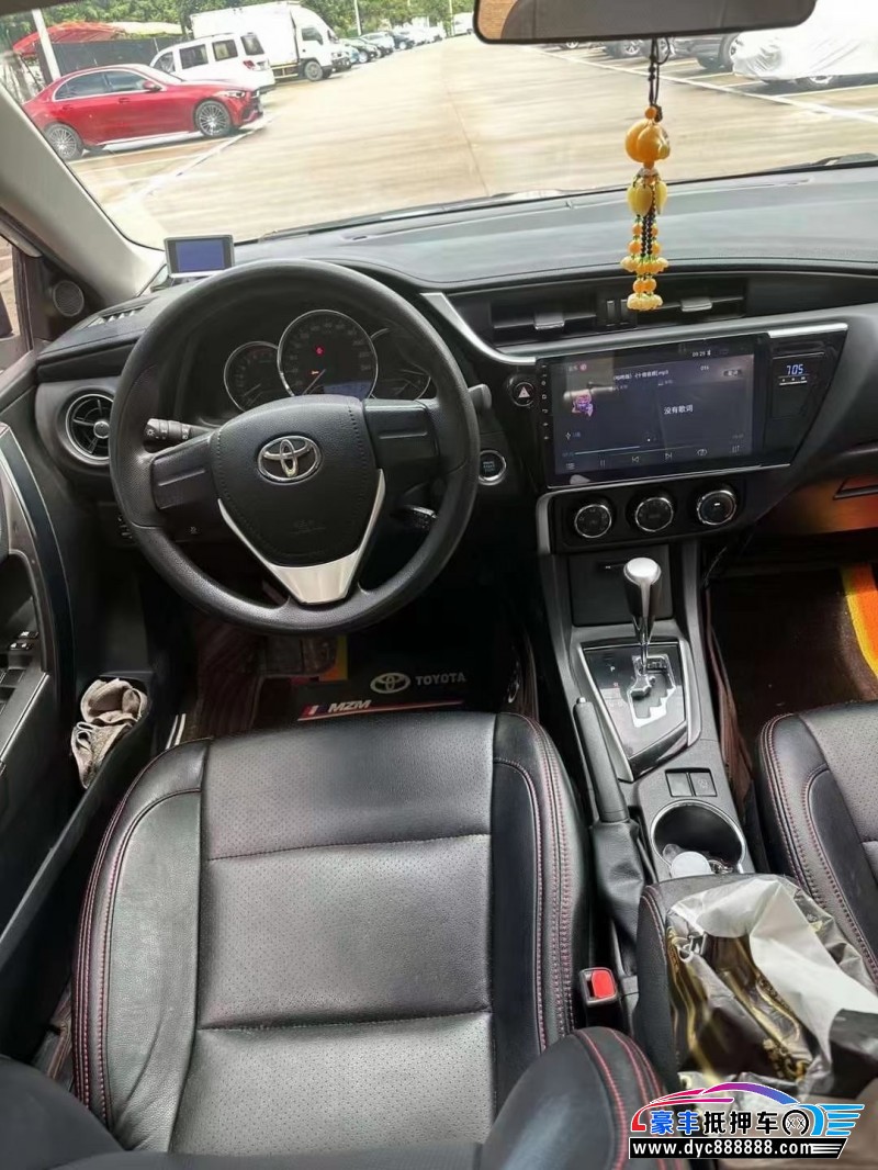 19年丰田卡罗拉轿车抵押车出售