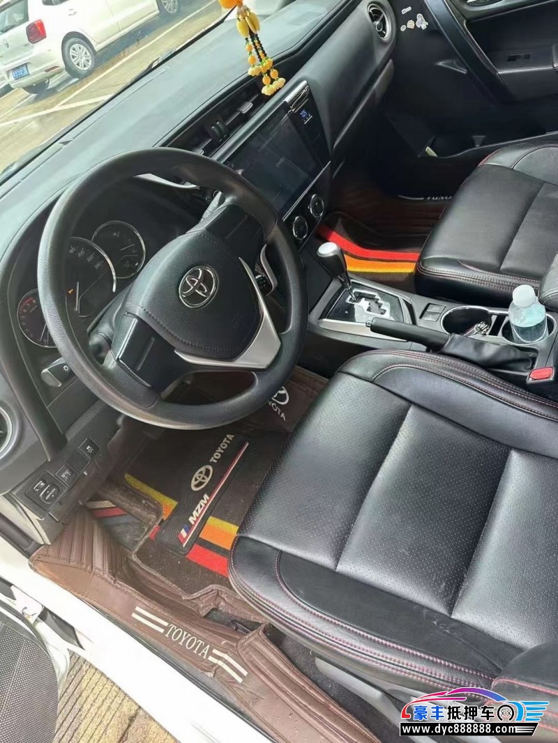 19年丰田卡罗拉轿车抵押车出售