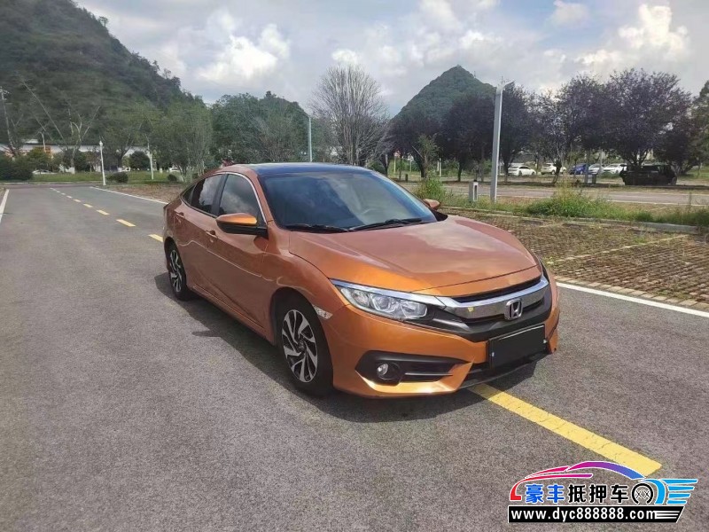 19年本田思域轿车抵押车出售