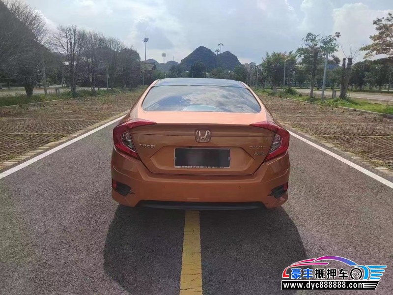 19年本田思域轿车抵押车出售