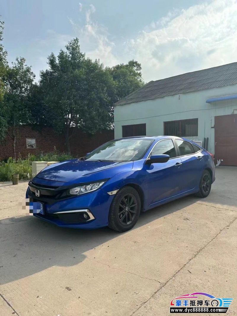 19年本田思域轿车抵押车出售