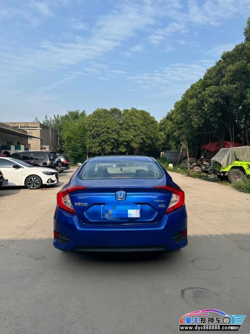 19年本田思域轿车抵押车出售