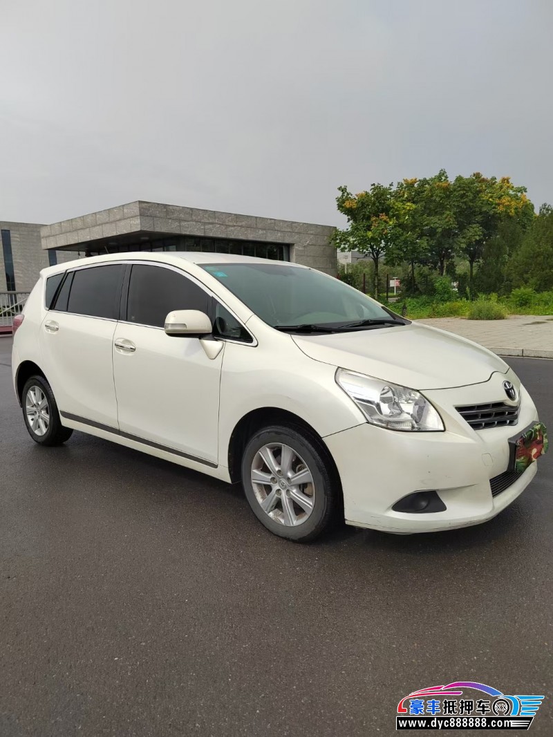 17年丰田逸致轿车抵押车出售