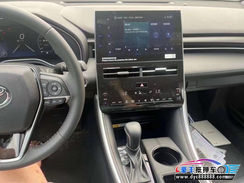 22年丰田亚洲龙轿车抵押车出售