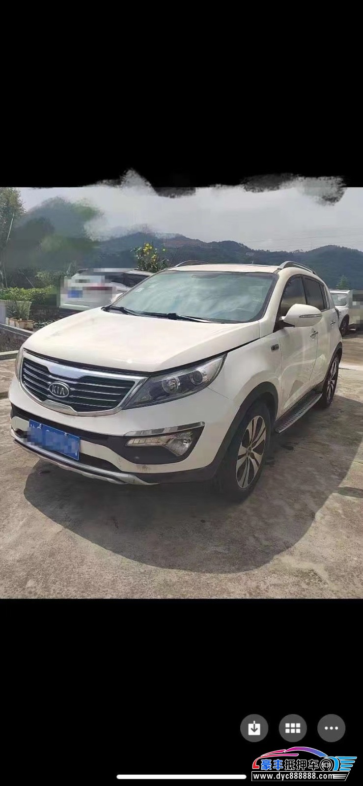 14年起亚智跑轿车抵押车出售