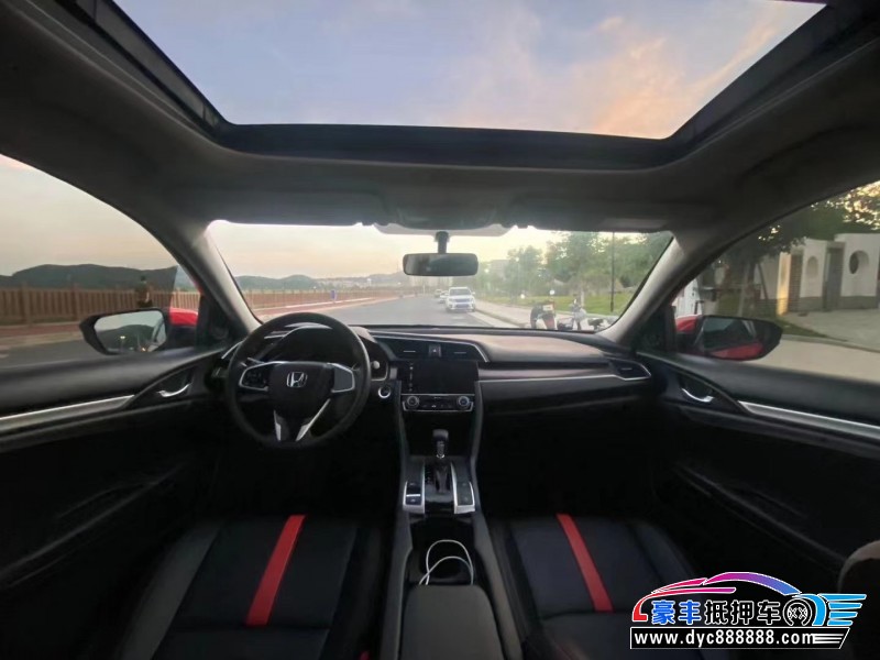 19年本田思域轿车抵押车出售