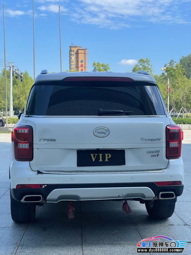 19年传祺GS8轿车抵押车出售