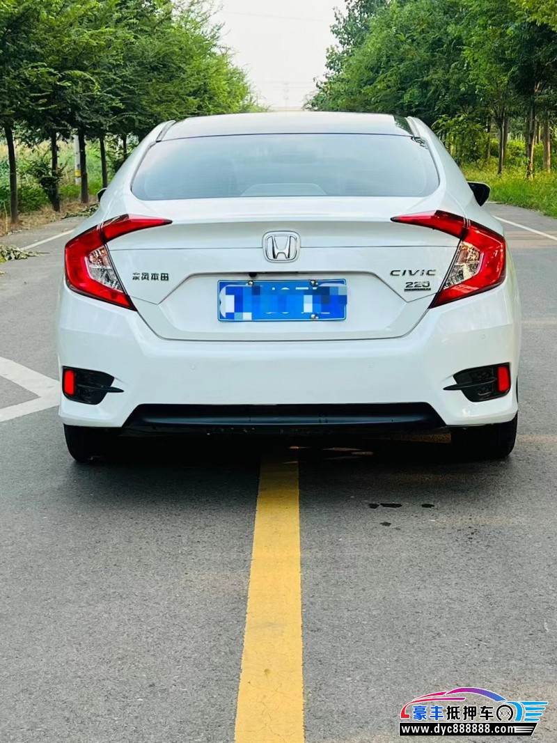 19年本田思域轿车抵押车出售