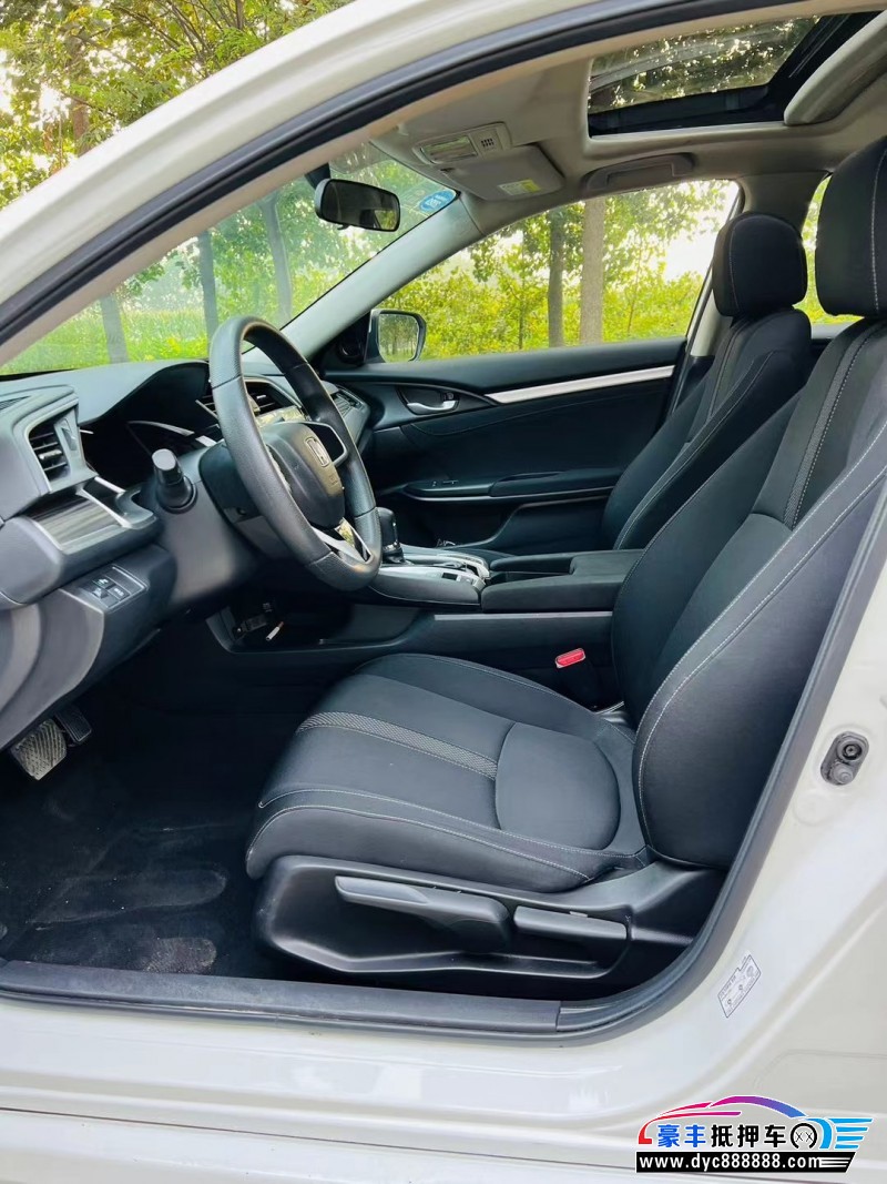 19年本田思域轿车抵押车出售