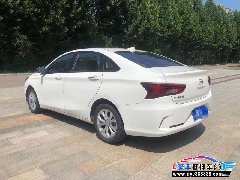 18年传祺GA4轿车抵押车出售