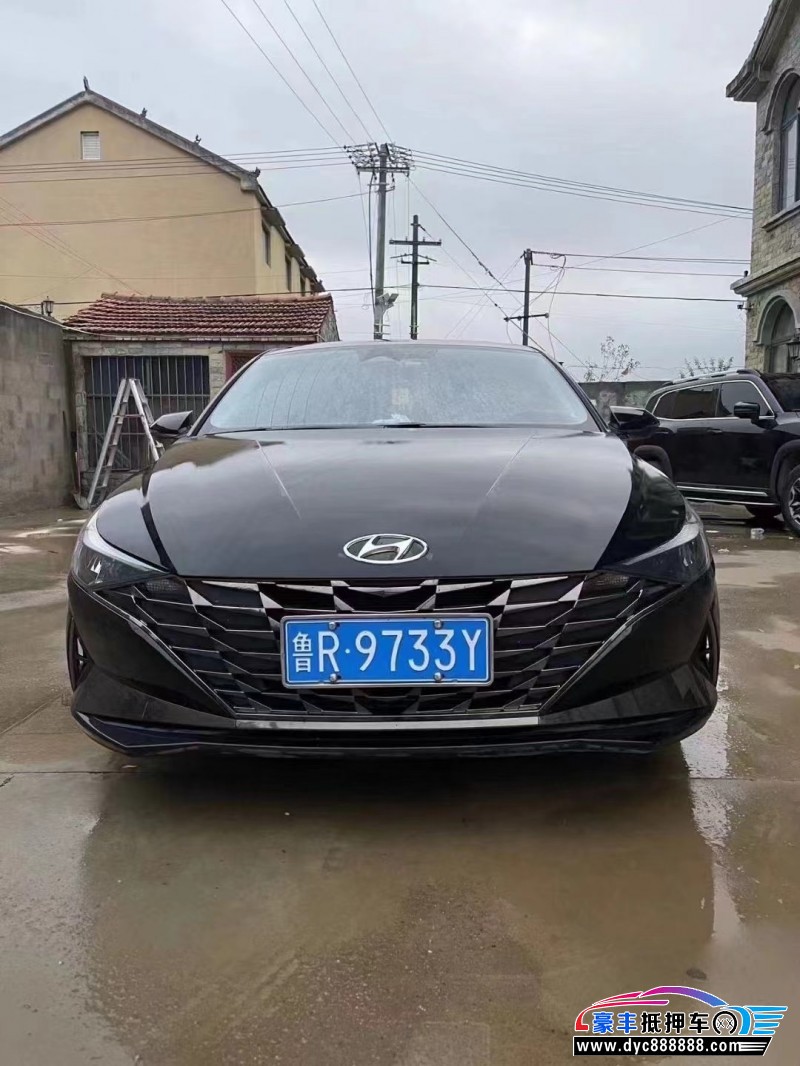 21年现代伊兰特轿车抵押车出售