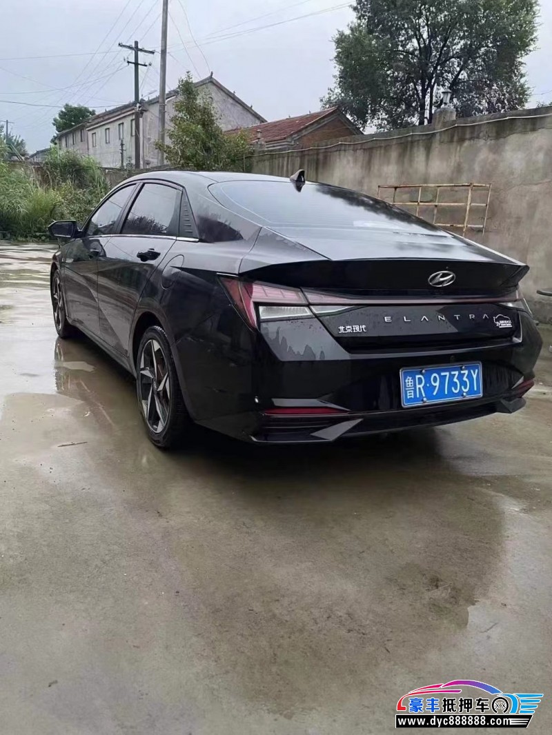 21年现代伊兰特轿车抵押车出售