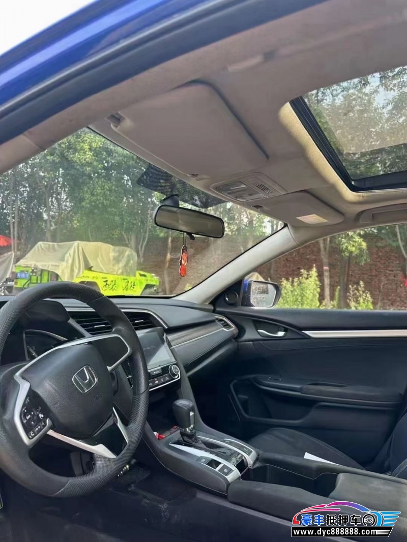 19年本田思域轿车抵押车出售