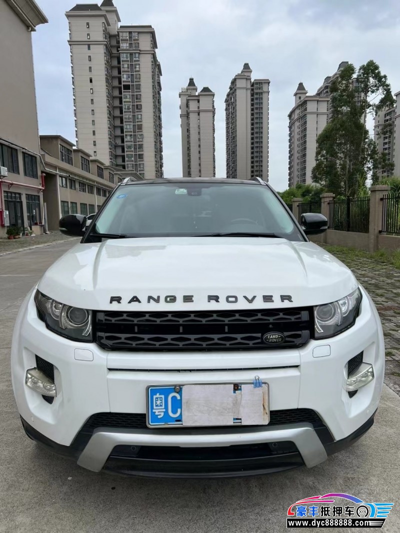 13年路虎揽胜极光SUV抵押车出售