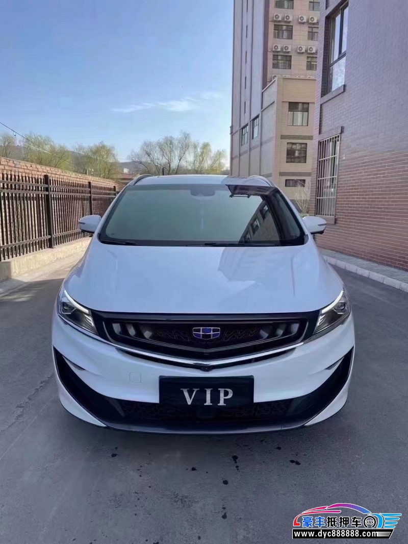 19年吉利嘉际轿车抵押车出售