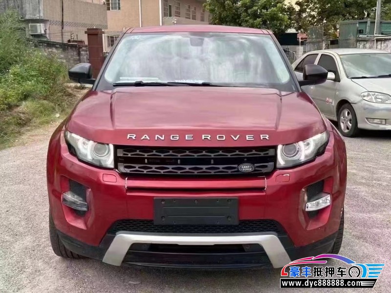 14年路虎揽胜极光SUV抵押车出售