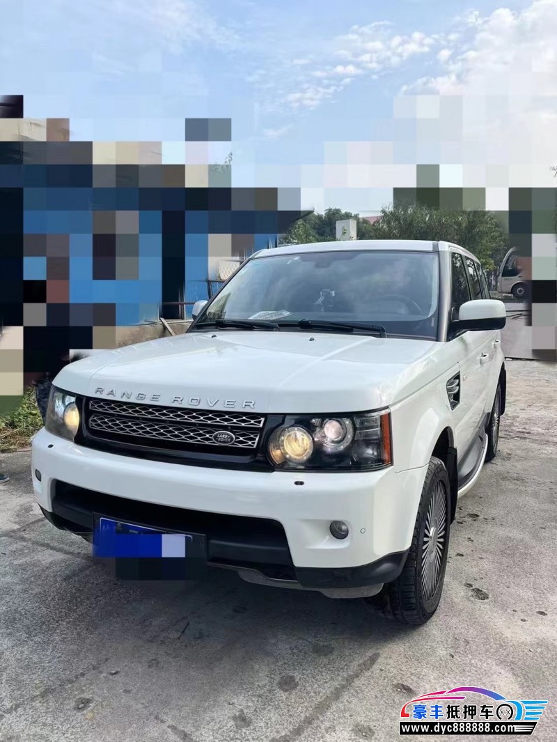 12年路虎揽胜运动SUV抵押车出售