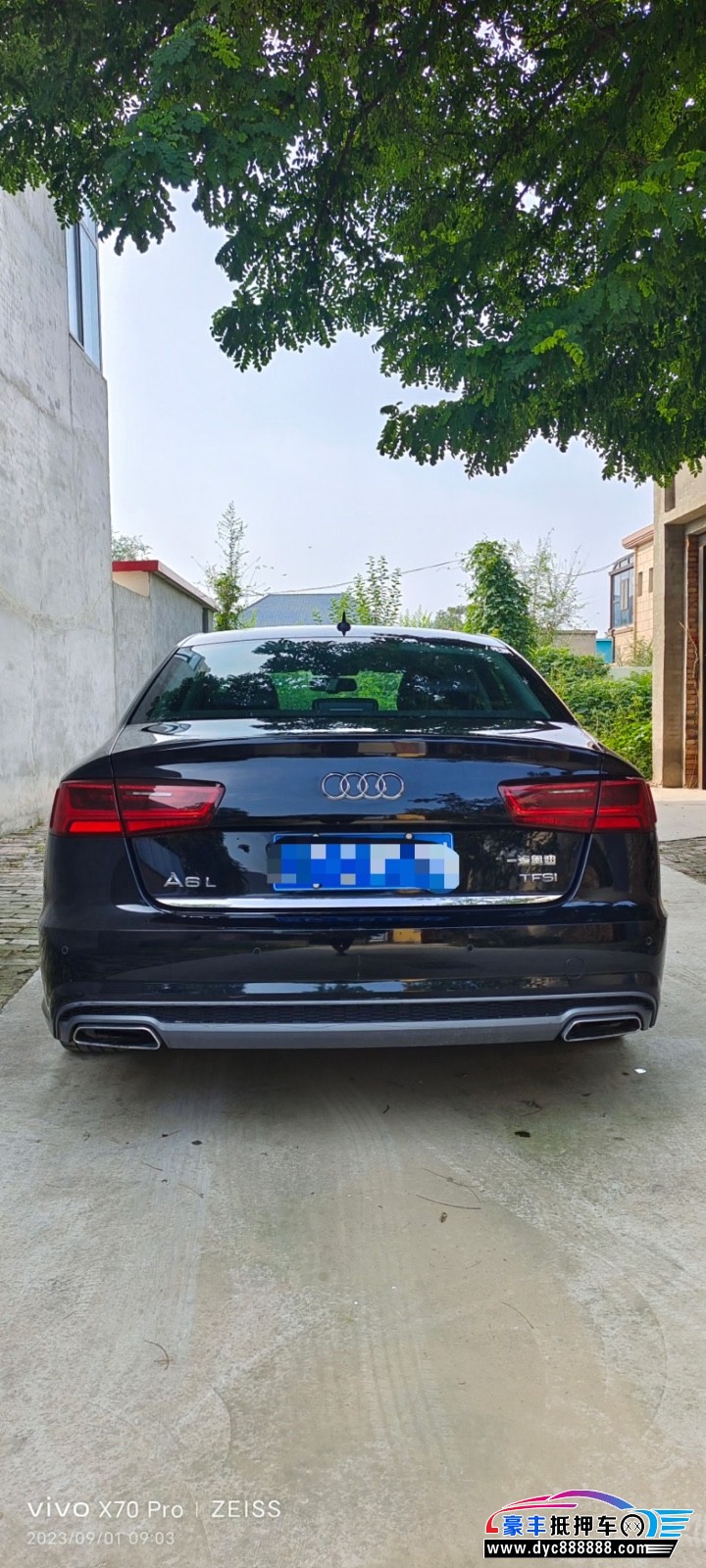 19年奥迪A6L轿车抵押车出售