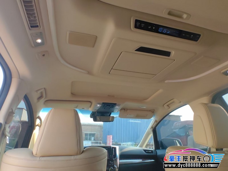 20年丰田埃尔法MPV抵押车出售