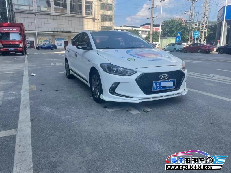 18年现代领动轿车抵押车出售