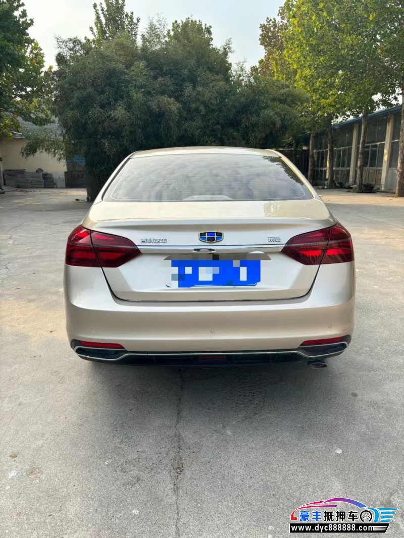 19年吉利帝豪轿车抵押车出售