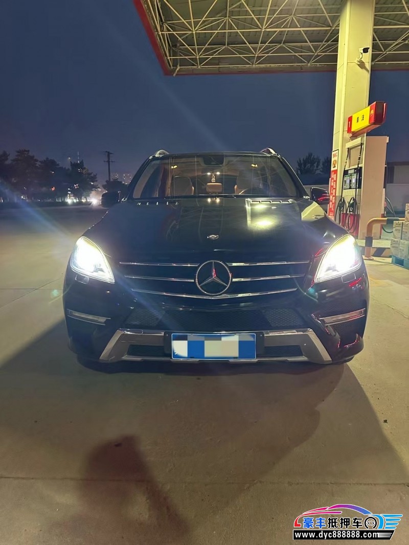 12年奔驰MLSUV抵押车出售