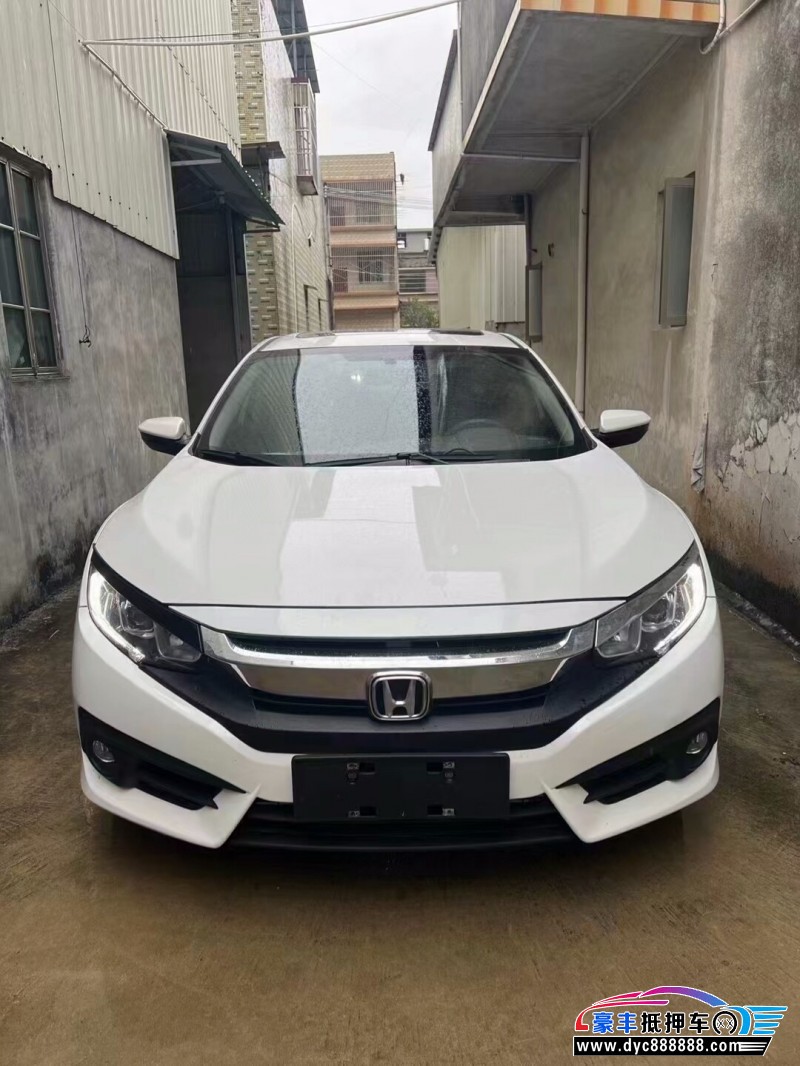 19年本田思域轿车抵押车出售