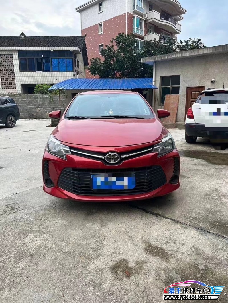 22年丰田威驰轿车抵押车出售