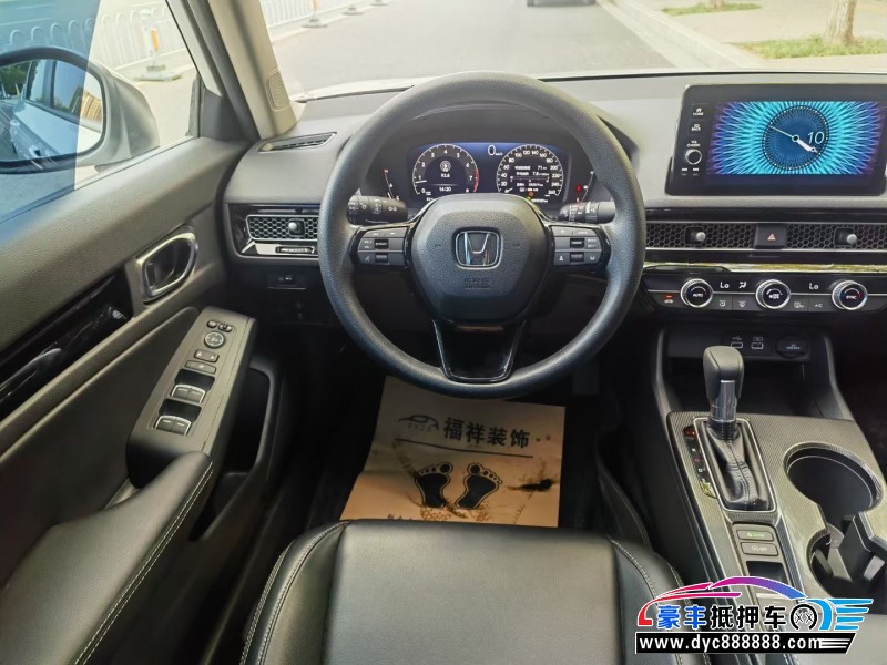 22年本田思域轿车抵押车出售