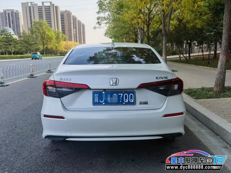 22年本田思域轿车抵押车出售