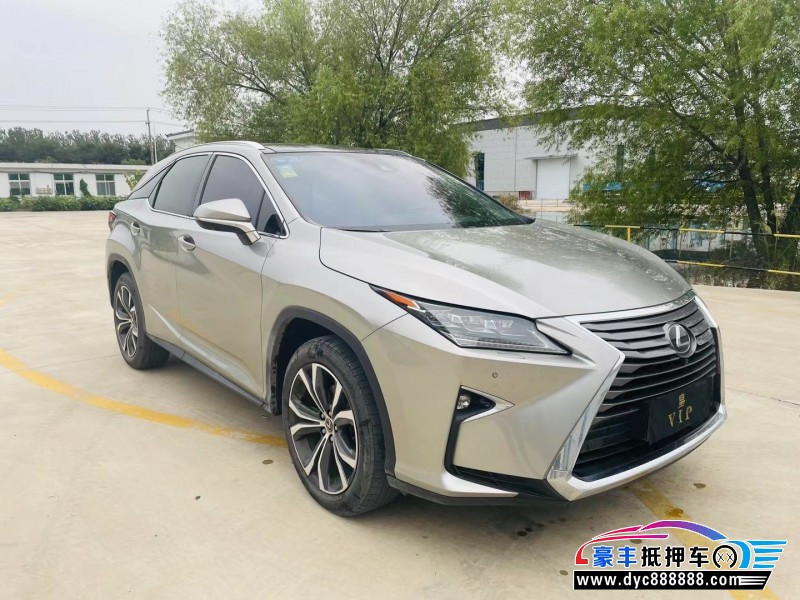 19年雷克萨斯RX轿车抵押车出售