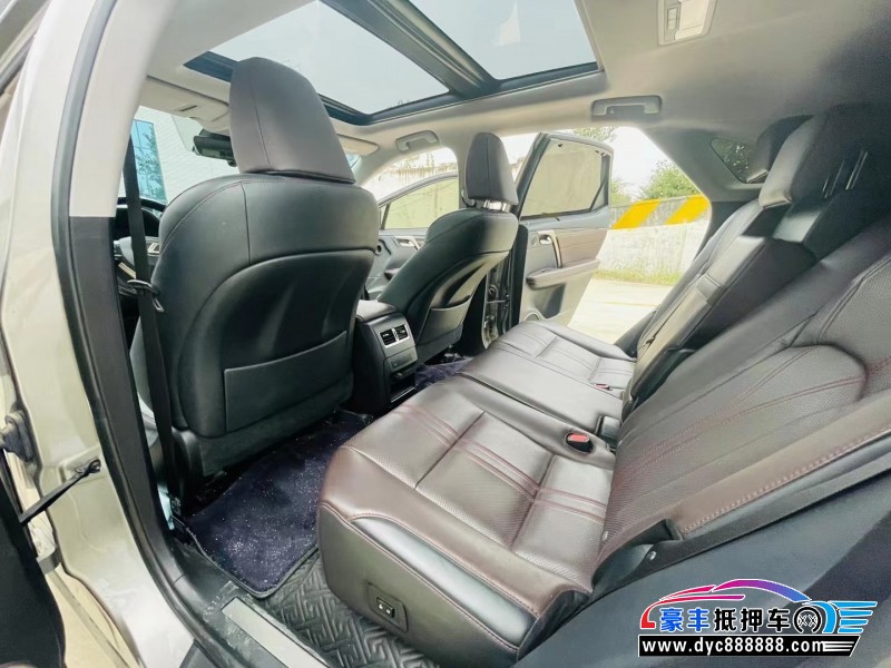 19年雷克萨斯RX轿车抵押车出售