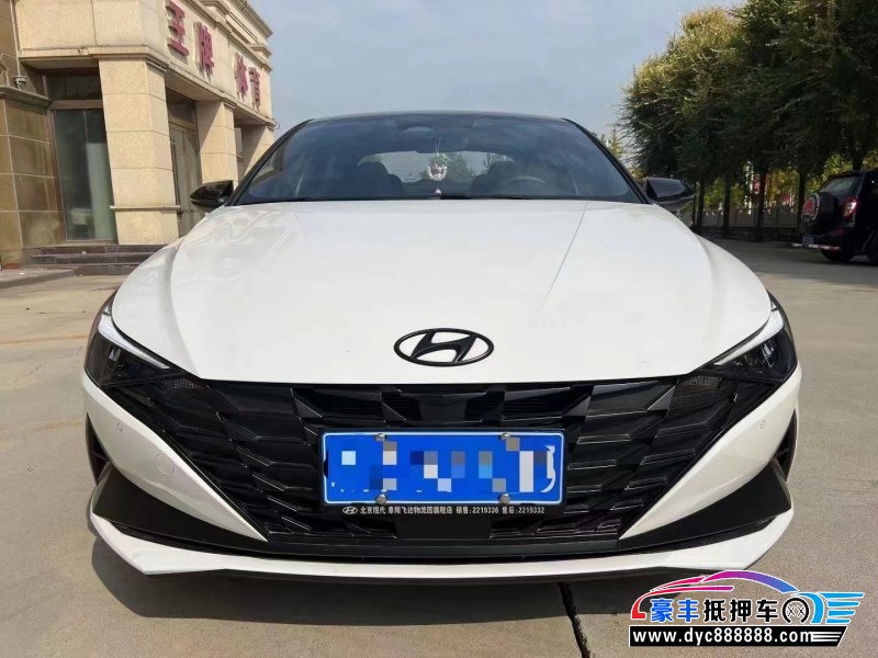 22年现代伊兰特轿车抵押车出售