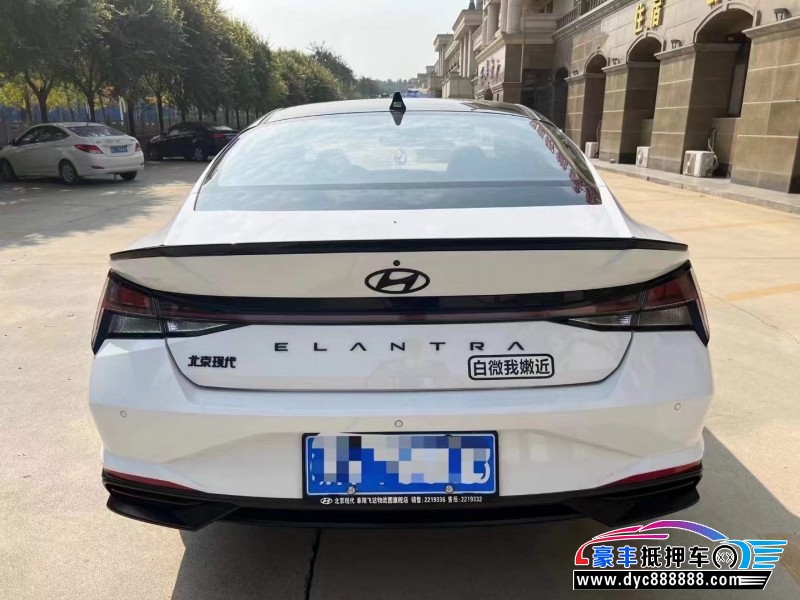 22年现代伊兰特轿车抵押车出售