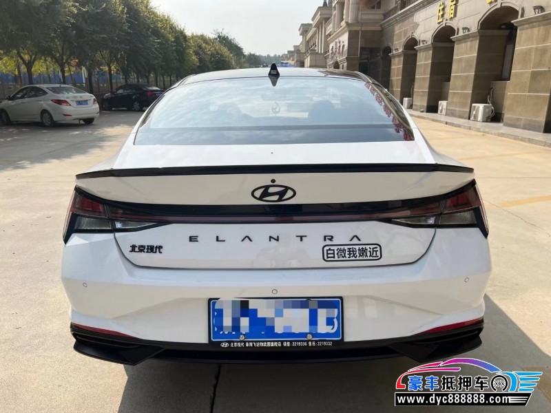 22年现代伊兰特轿车抵押车出售