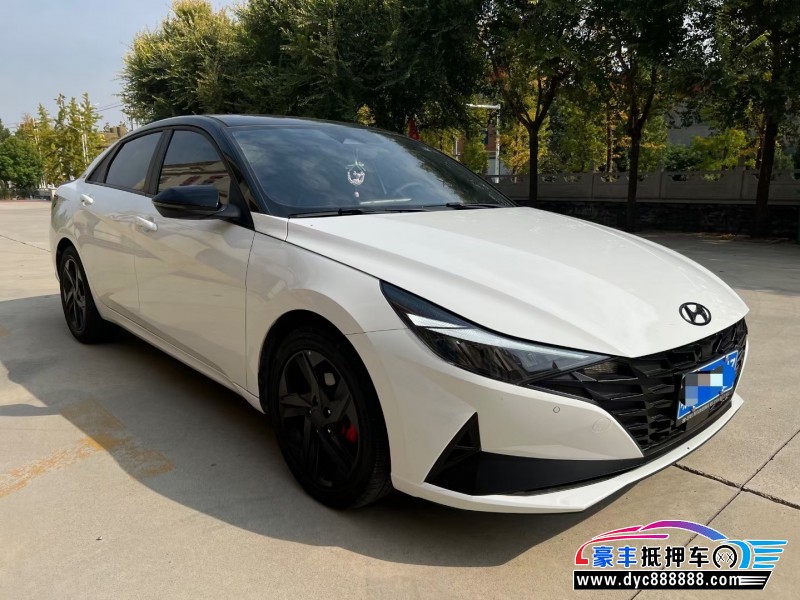 22年现代伊兰特轿车抵押车出售