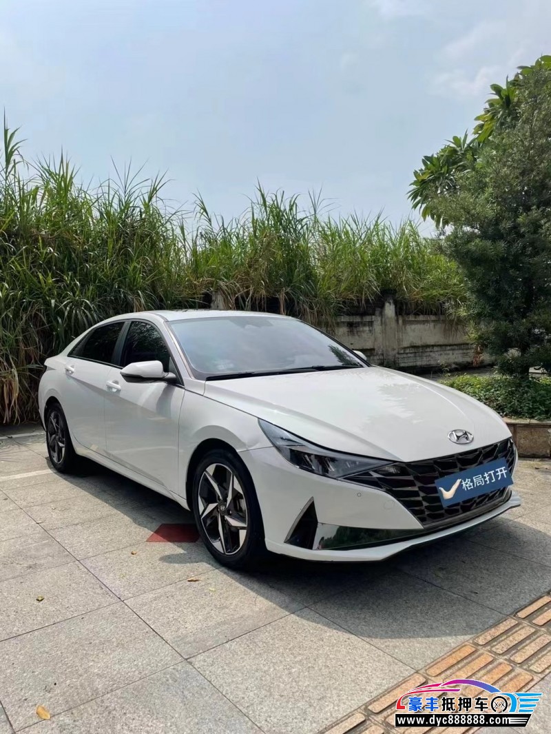 22年现代伊兰特轿车抵押车出售