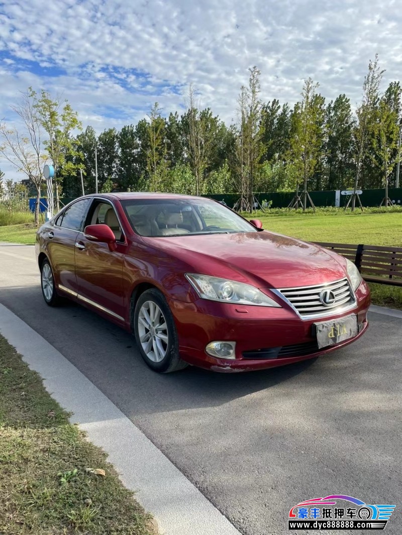 11年雷克萨斯ES轿车抵押车出售