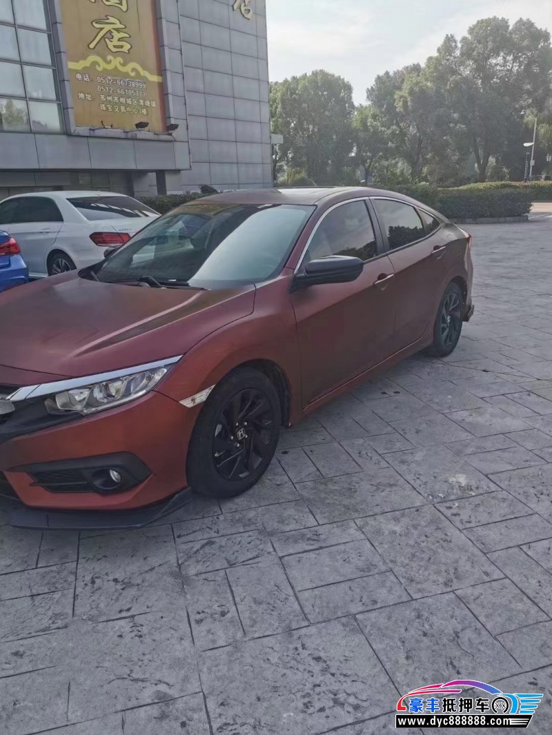19年本田思域轿车抵押车出售