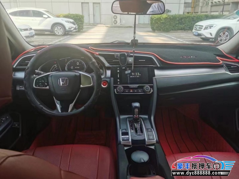 19年本田思域轿车抵押车出售