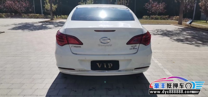 17年传祺GA6轿车抵押车出售