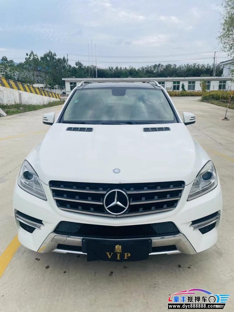 12年奔驰MLSUV抵押车出售