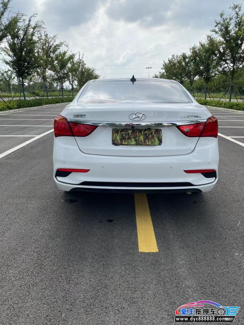 19年现代名图轿车抵押车出售