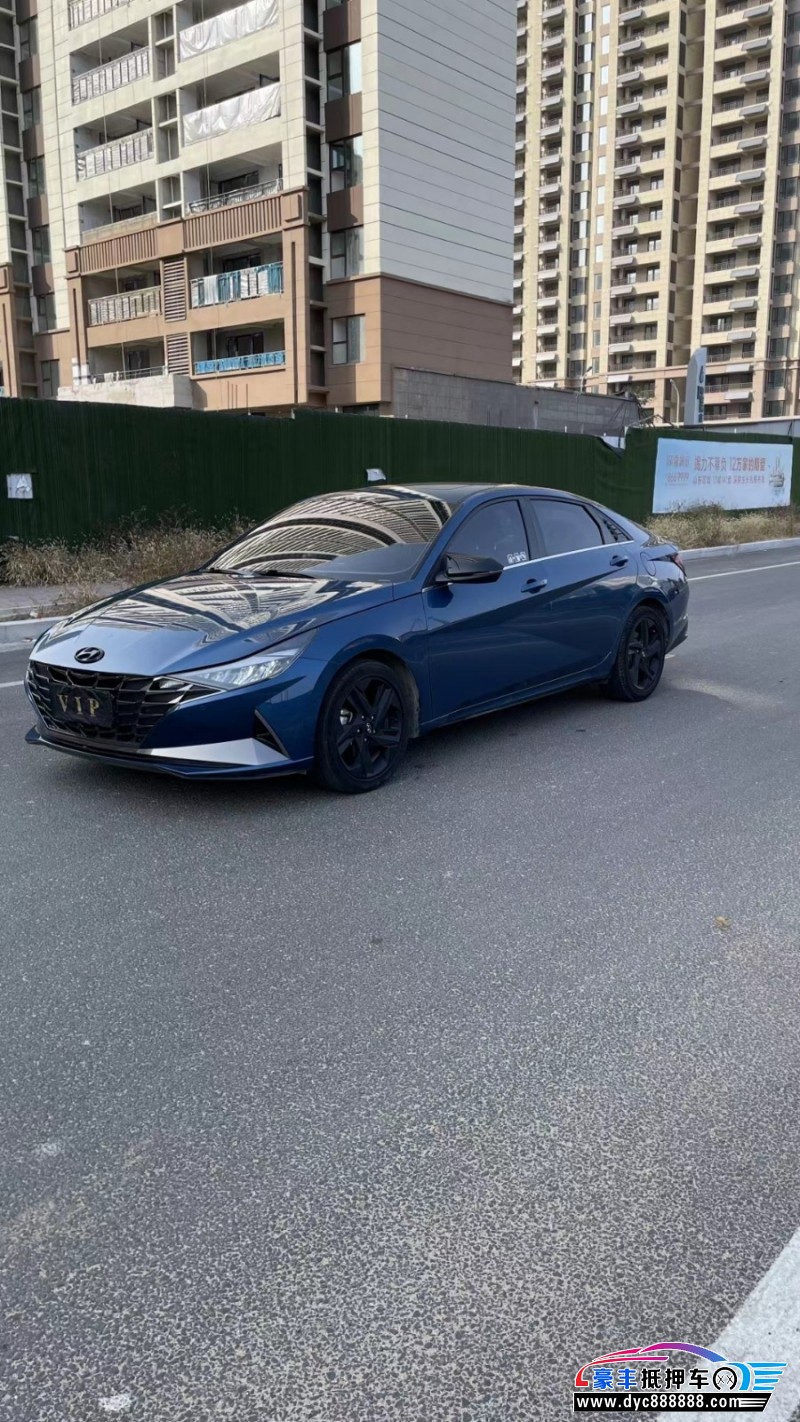 22年现代伊兰特轿车抵押车出售