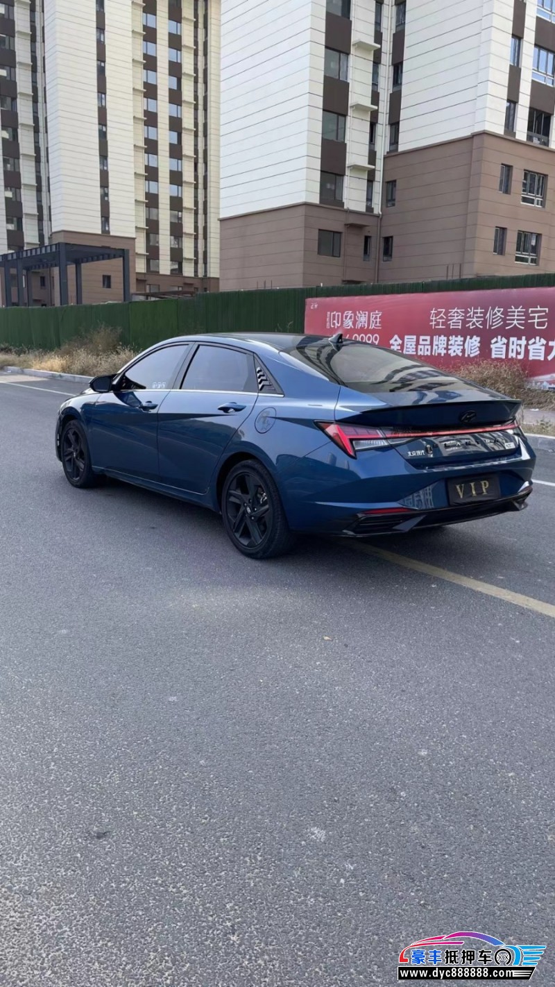 22年现代伊兰特轿车抵押车出售