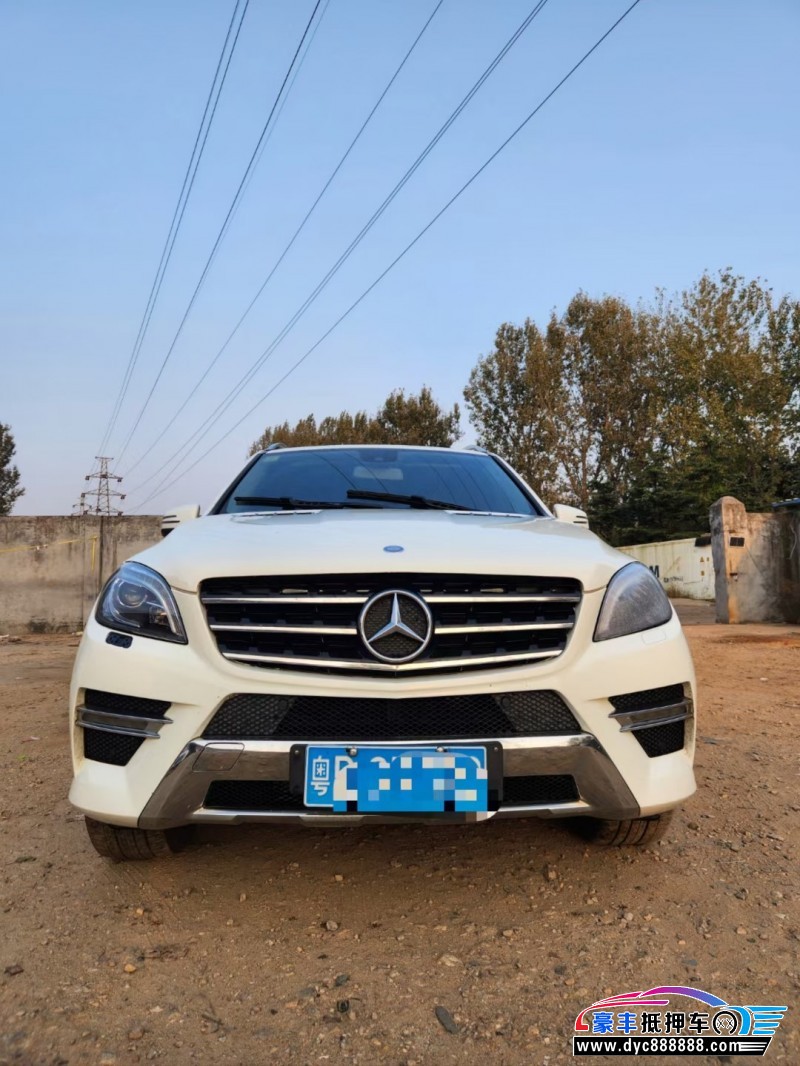 13年奔驰MLSUV抵押车出售