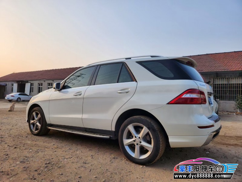 13年奔驰MLSUV抵押车出售